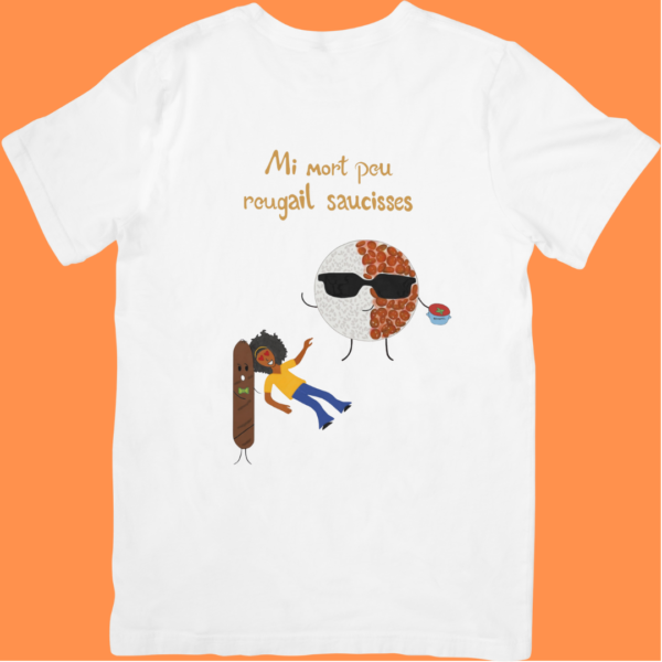 T-shirt Homme - "Mi mort pou Rougail saucisses" – Image 4