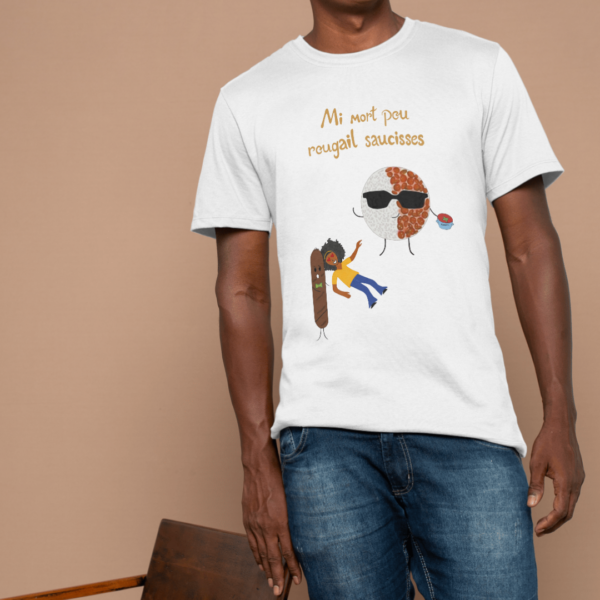 T-shirt Homme - "Mi mort pou Rougail saucisses" – Image 3