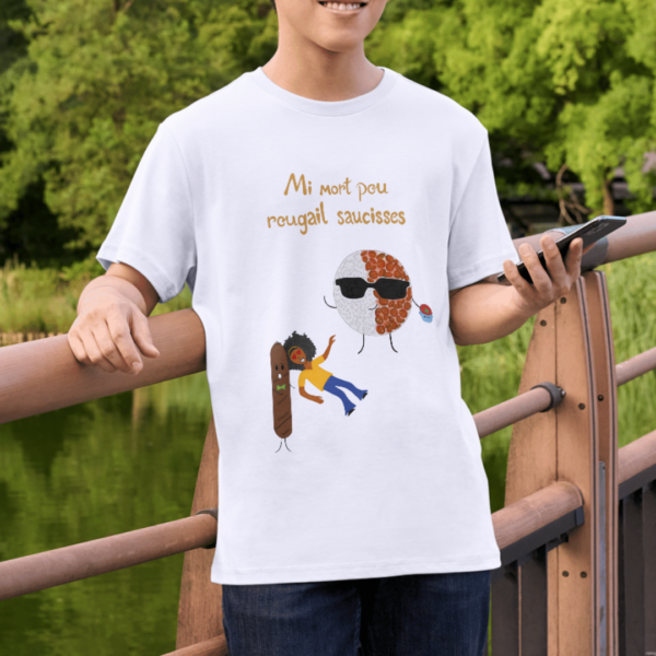 T-shirt Homme - "Mi mort pou Rougail saucisses" – Image 2